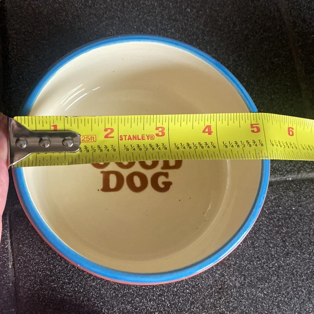 Tabletops Gallery Good Dog Pet Bowl